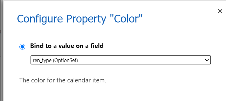 Binding to color on a calendar control