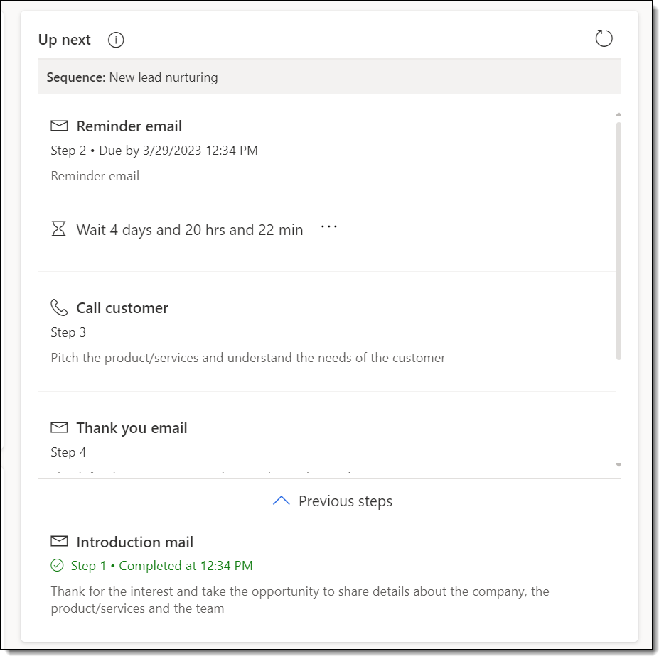 How to Turn on the Up Next Widget in Dynamics 365