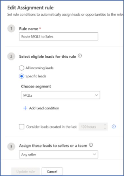 Dynamics 365 for marketing: routing